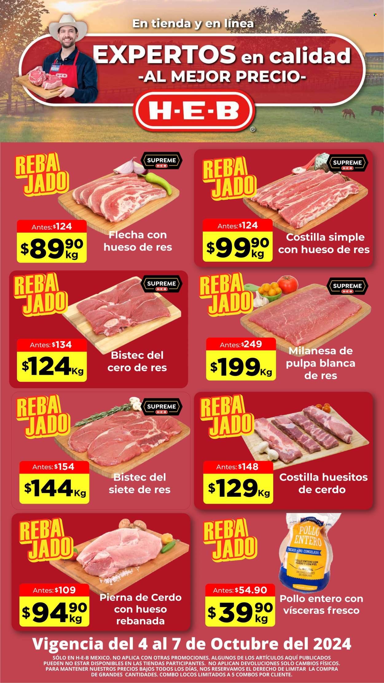 Catálogo H-E-B - 4.10.2024 - 7.10.2024. Página 1