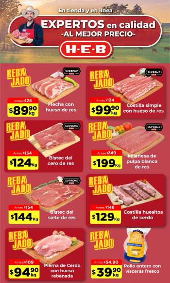 Folleto actual H-E-B - 4.10.2024 - 7.10.2024.
