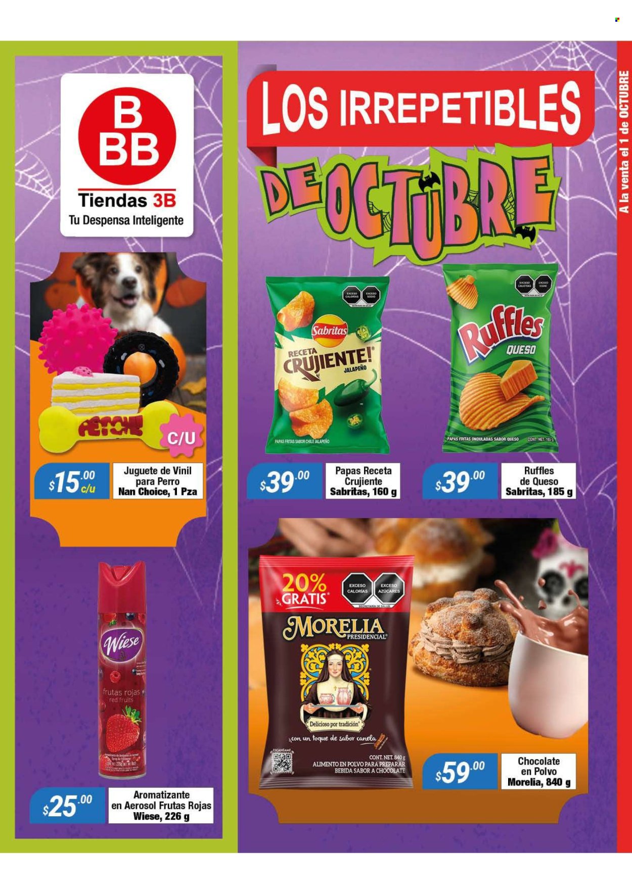 Catálogo Tiendas 3B - 1.10.2024 - 31.10.2024. Página 1