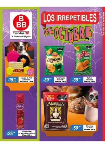Folleto actual Tiendas 3B - 1.10.2024 - 31.10.2024.