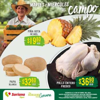Folleto actual Soriana Súper - 8.10.2024 - 9.10.2024.