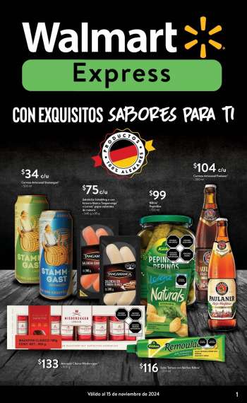 Folleto actual Walmart Express - 11.10.2024 - 15.11.2024.