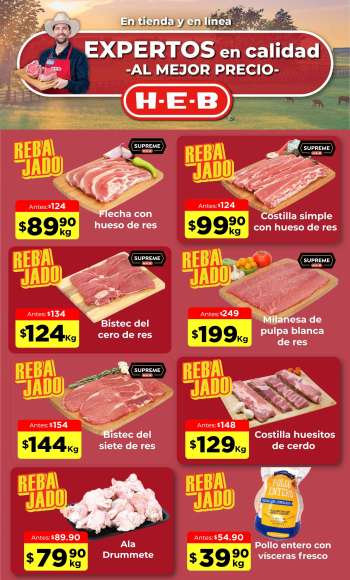 Folleto actual H-E-B - 11.10.2024 - 14.10.2024.