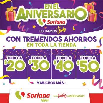 Folleto actual Soriana Híper - 10.10.2024 - 29.10.2024.