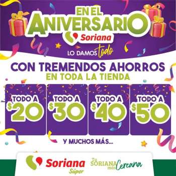 Folleto actual Soriana Súper - 10.10.2024 - 29.10.2024.