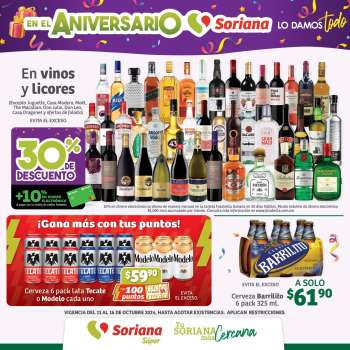 Folleto actual Soriana Súper - 11.10.2024 - 16.10.2024.