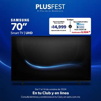 Folleto actual Sam's Club - 7.10.2024 - 14.10.2024.