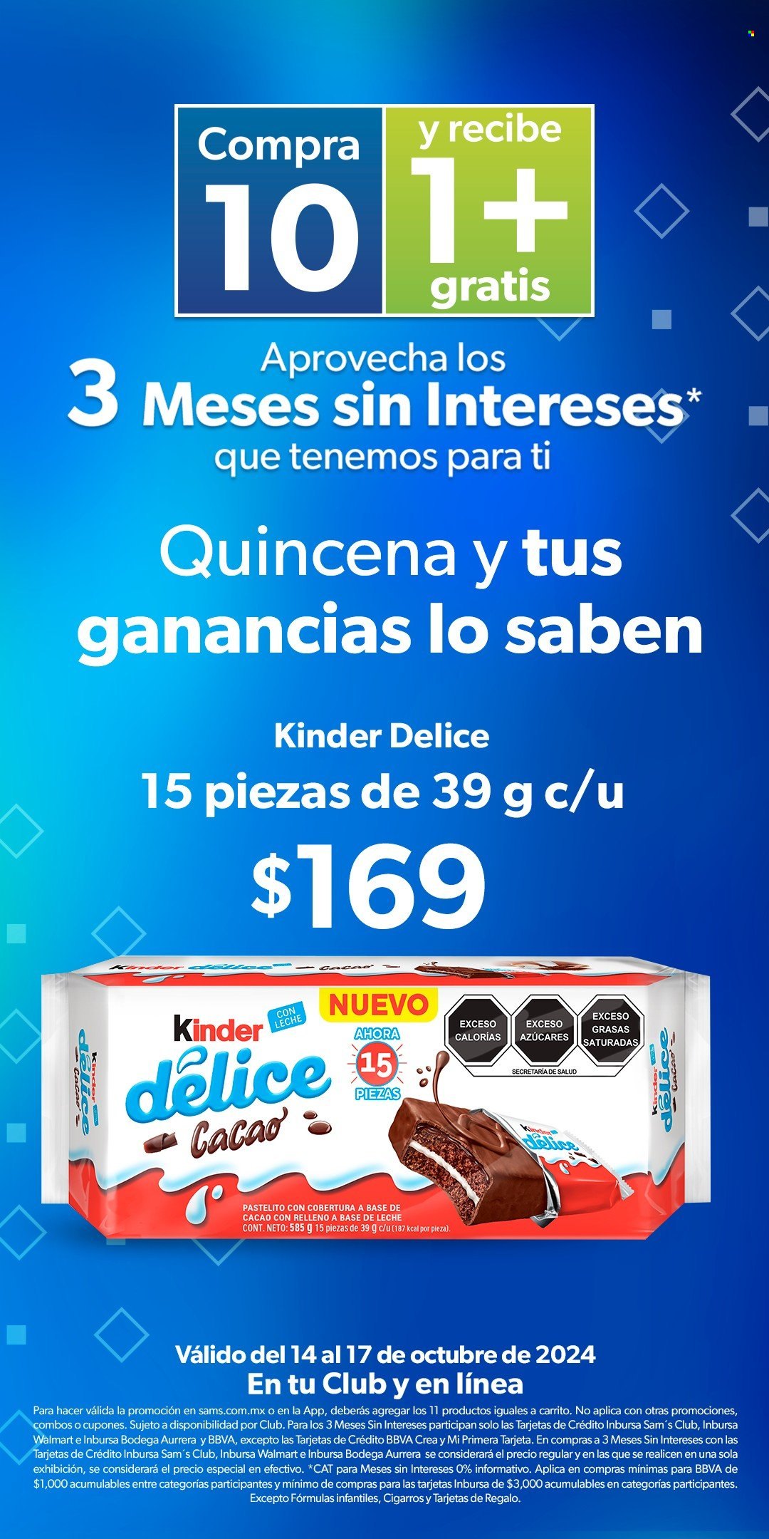 Catálogo Sam's Club - 14.10.2024 - 17.10.2024. Página 1