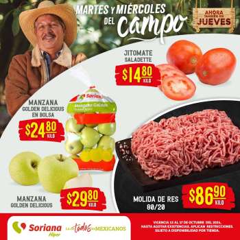 Folleto actual Soriana Híper - 15.10.2024 - 17.10.2024.
