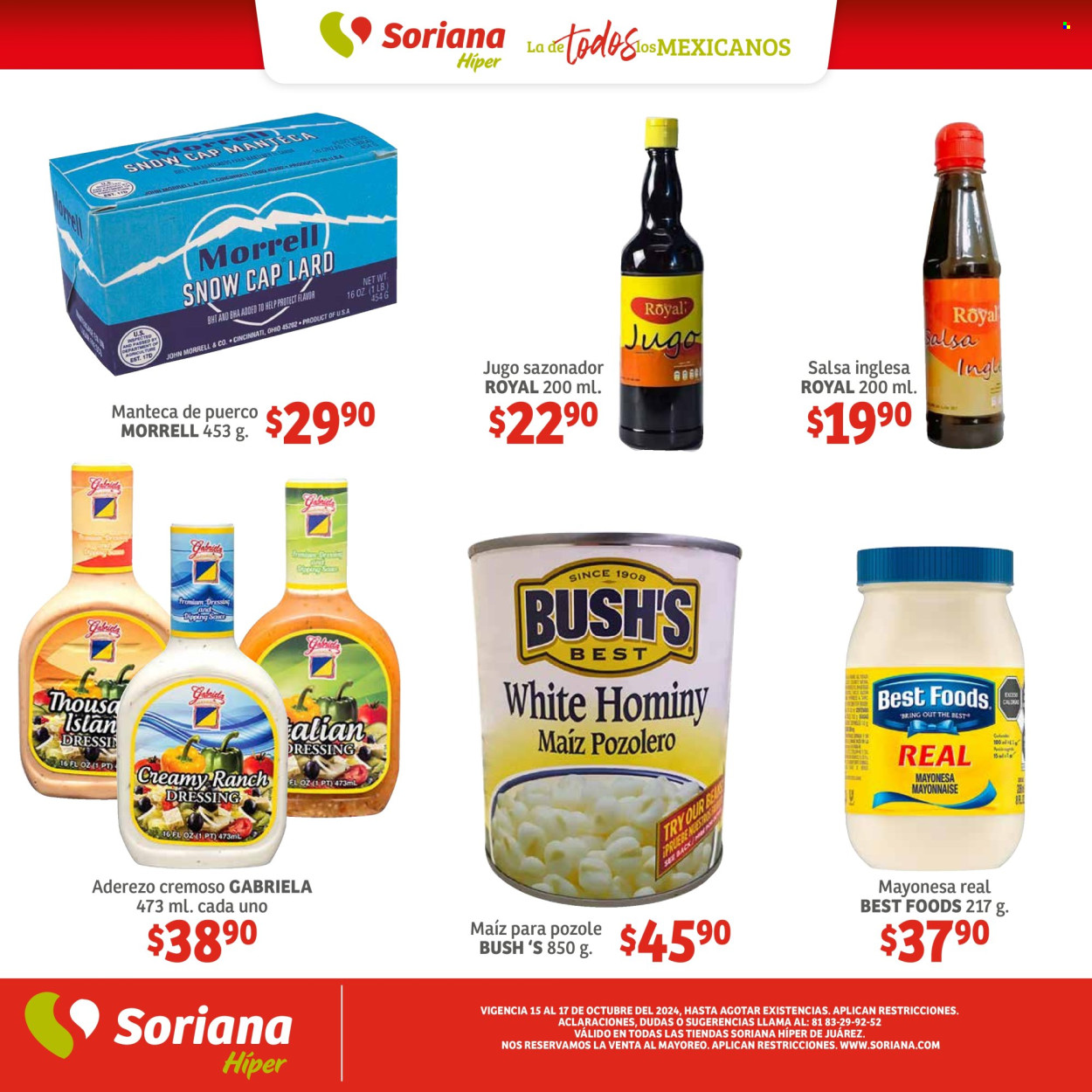 Catálogo Soriana Híper - 15.10.2024 - 17.10.2024. Página 5