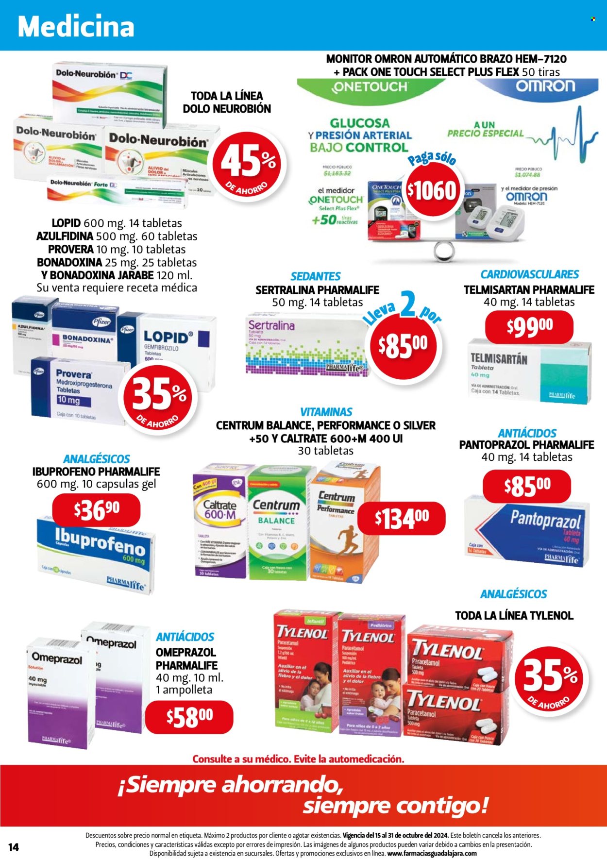 Catálogo Farmacias Guadalajara - 15.10.2024 - 31.10.2024. Página 14