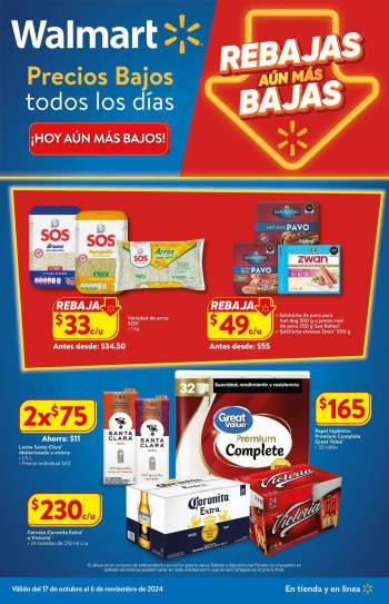Folleto actual Walmart - 17.10.2024 - 6.11.2024.