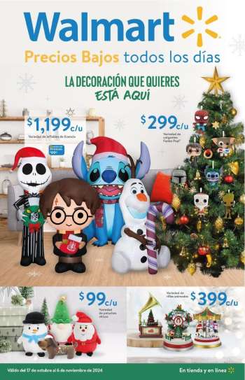 Folleto actual Walmart - 17.10.2024 - 6.11.2024.