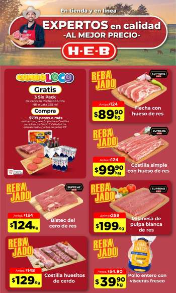 Folleto actual H-E-B - 18.10.2024 - 21.10.2024.