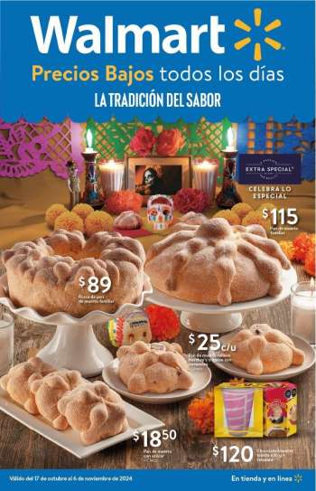 Folleto actual Walmart - 17.10.2024 - 6.11.2024.
