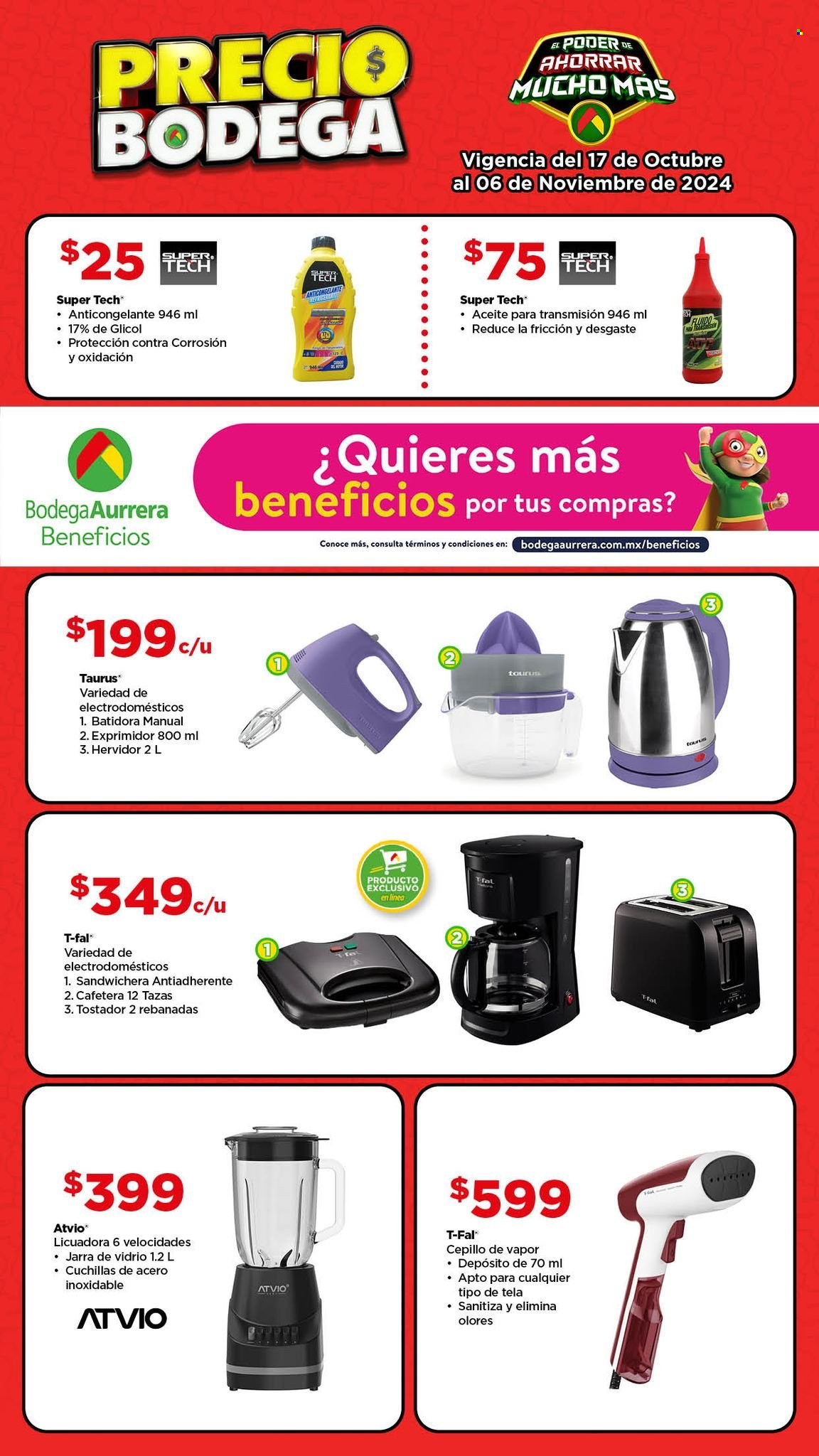 Catálogo Bodega Aurrerá - 17.10.2024 - 6.11.2024. Página 18