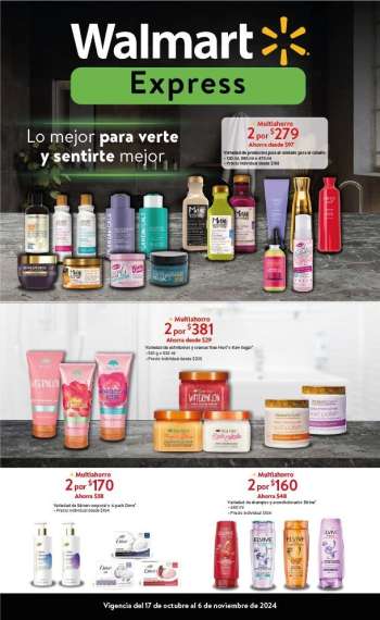 Folleto actual Walmart Express - 17.10.2024 - 6.11.2024.