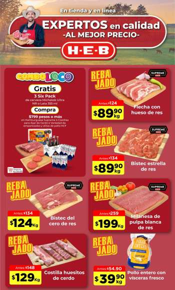 Folleto actual H-E-B - 22.10.2024 - 24.10.2024.