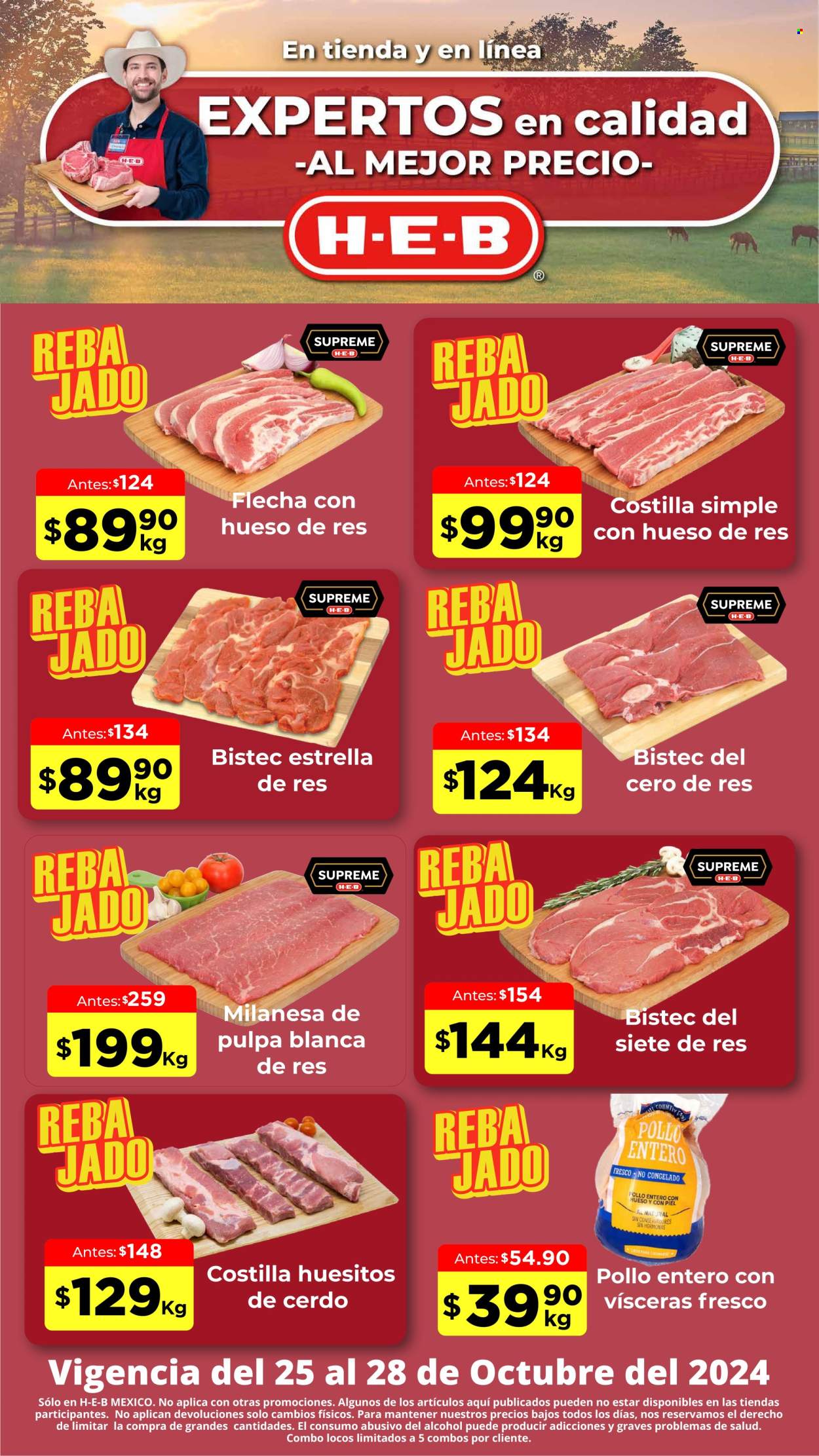Catálogo H-E-B - 25.10.2024 - 28.10.2024. Página 1