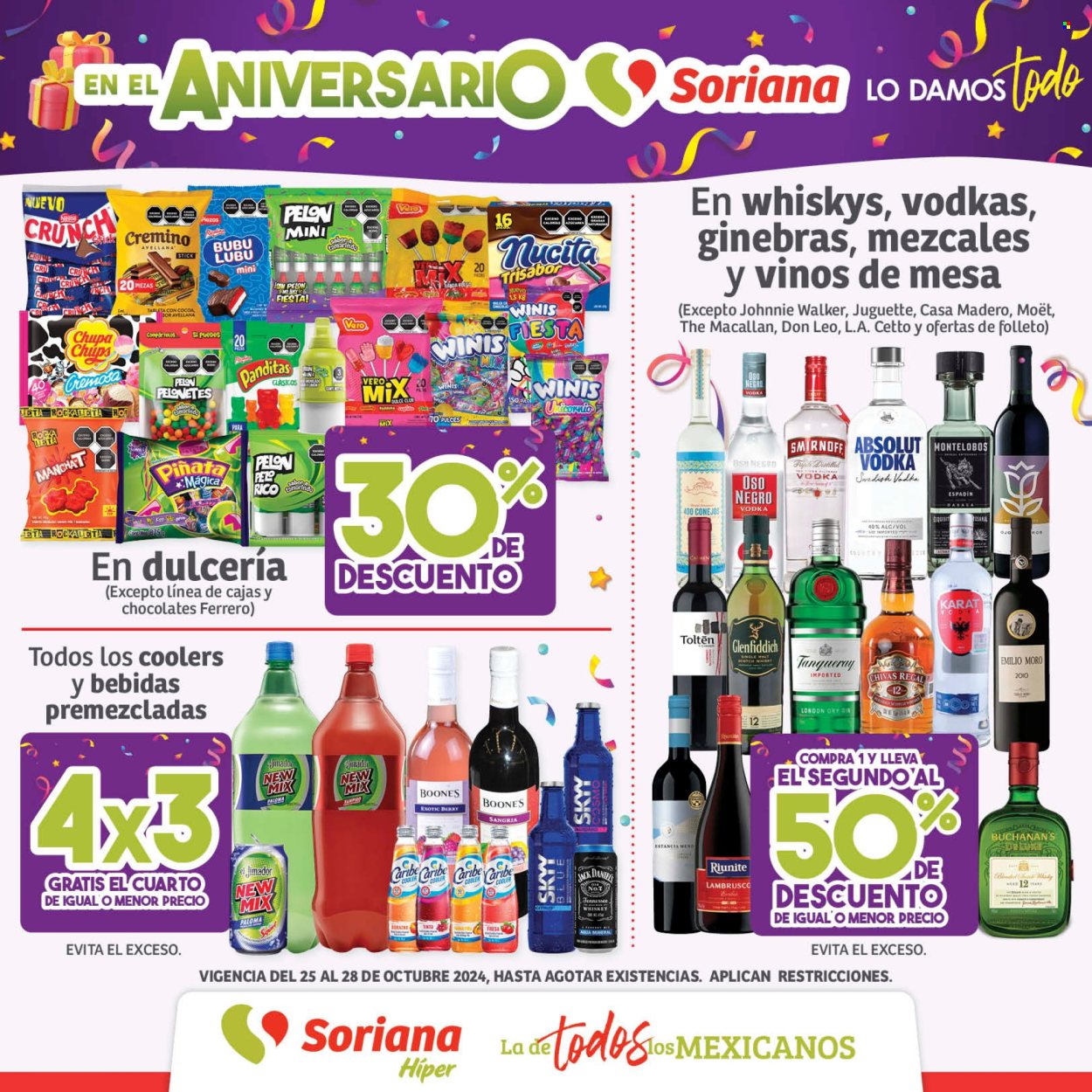 Catálogo Soriana Híper - 25.10.2024 - 28.10.2024. Página 1