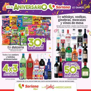 Folleto actual Soriana Híper - 25.10.2024 - 28.10.2024.
