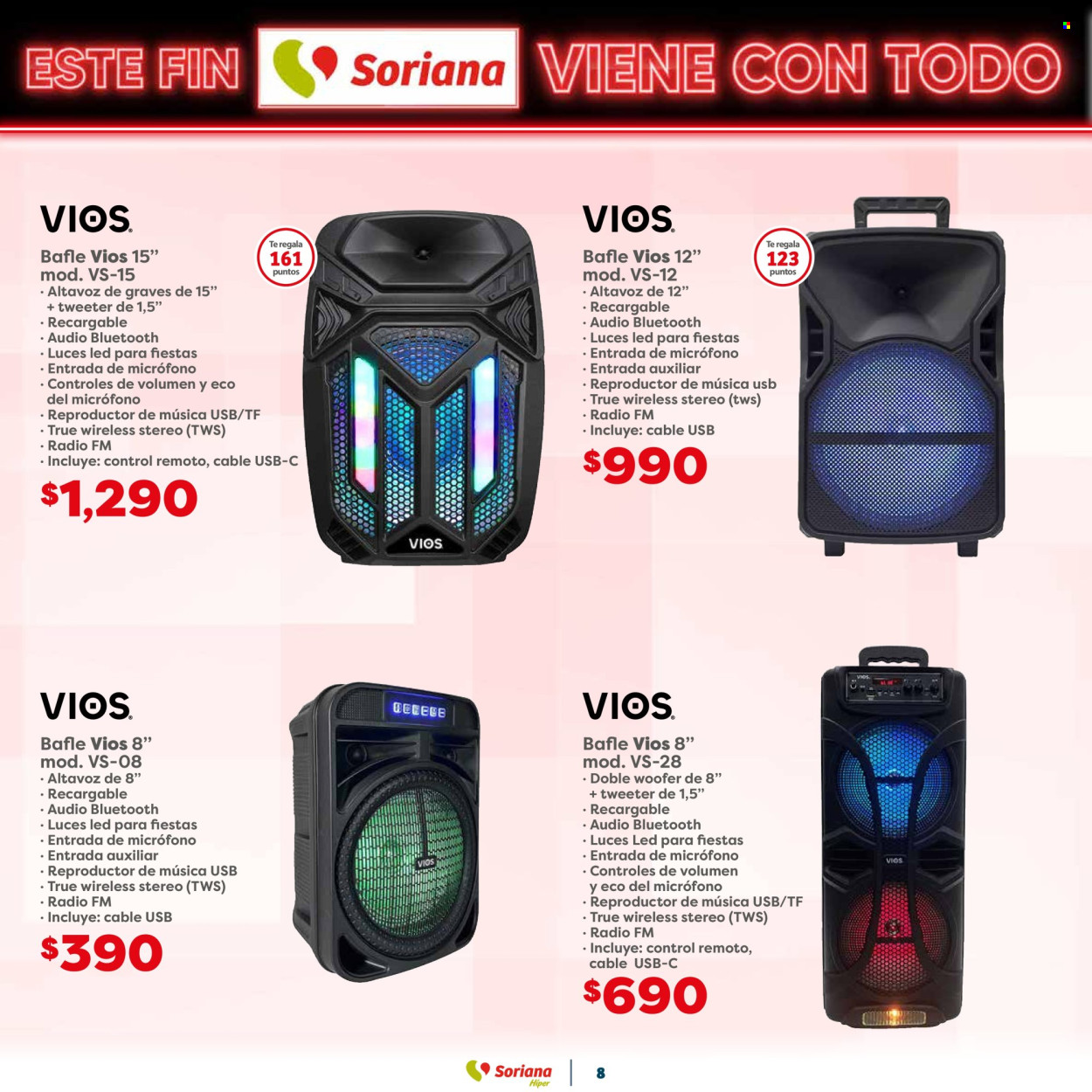 Catálogo Soriana Híper - 25.10.2024 - 29.10.2024. Página 8
