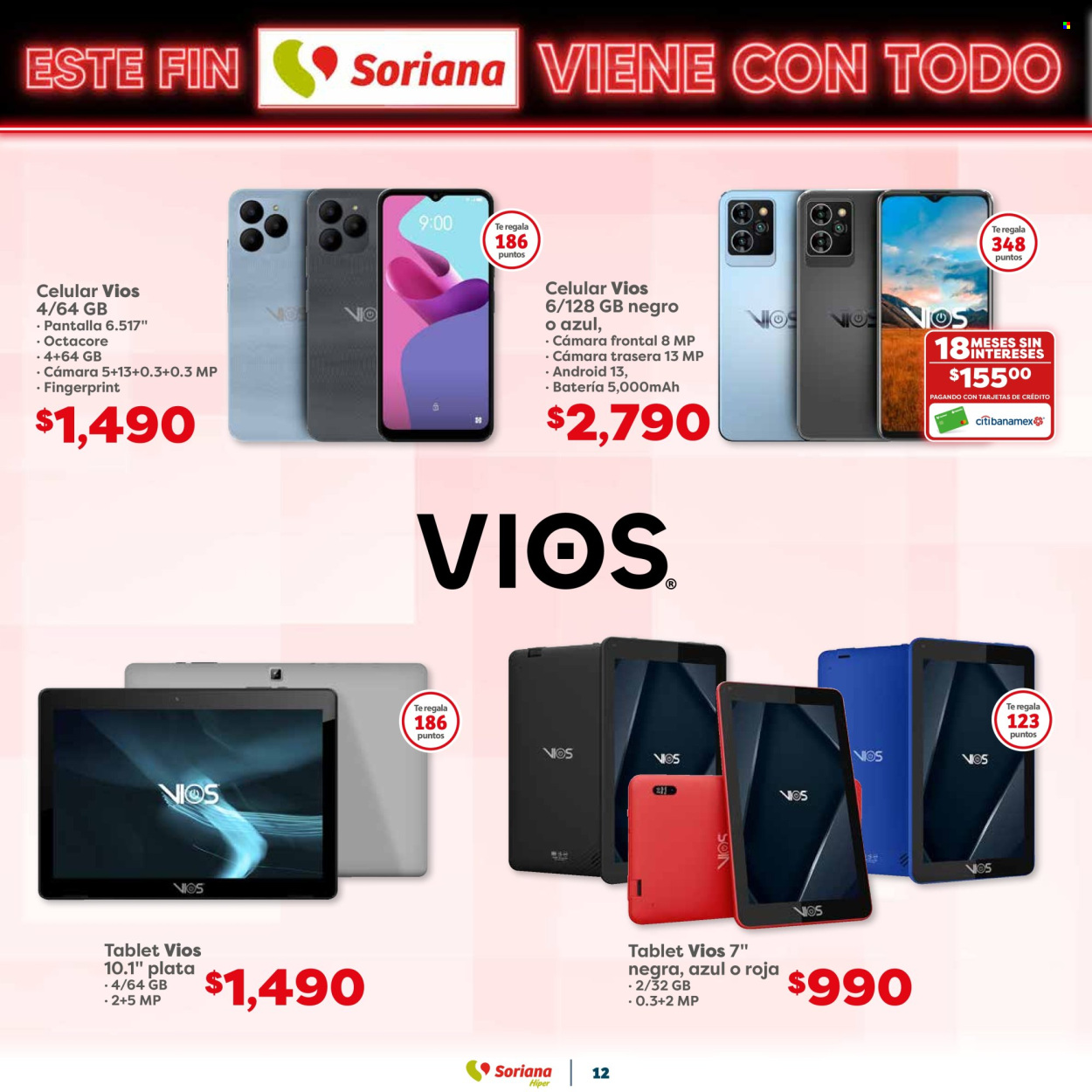Catálogo Soriana Híper - 25.10.2024 - 29.10.2024. Página 12