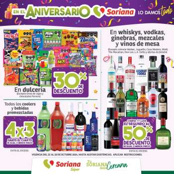 Folleto actual Soriana Súper - 25.10.2024 - 28.10.2024.