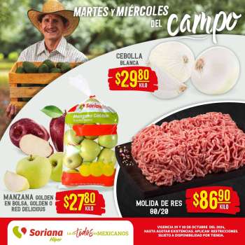 Folleto actual Soriana Súper - 29.10.2024 - 30.10.2024.