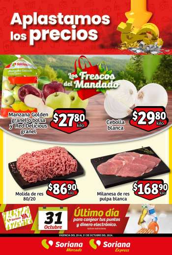 Folleto actual Soriana - 29.10.2024 - 31.10.2024.