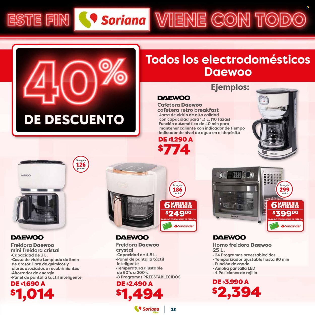 Catálogo Soriana Híper - 30.10.2024 - 5.11.2024. Página 15
