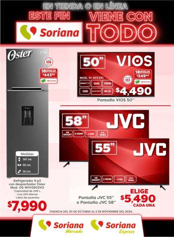 Folleto actual Soriana - 30.10.2024 - 5.11.2024.