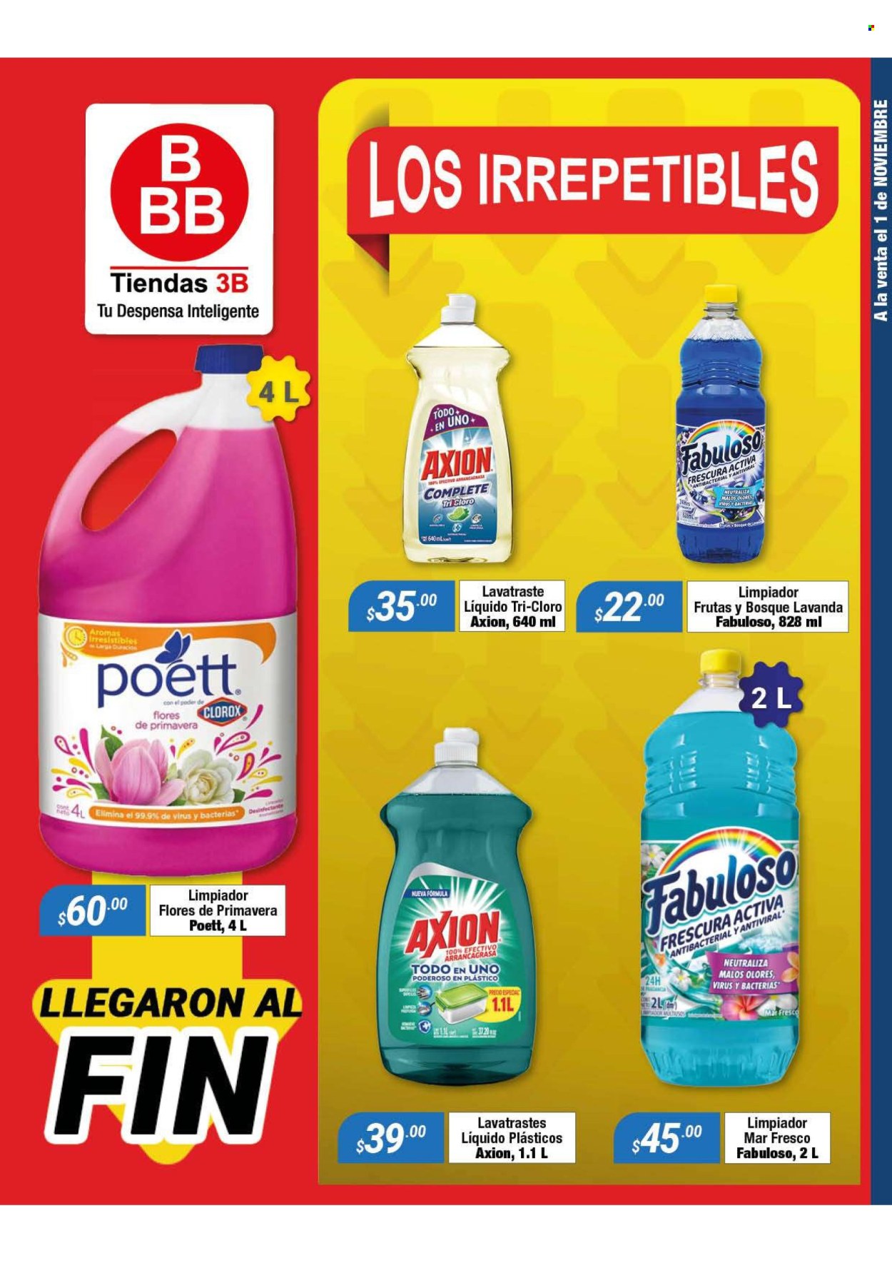 Catálogo Tiendas 3B - 1.11.2024 - 30.11.2024. Página 1