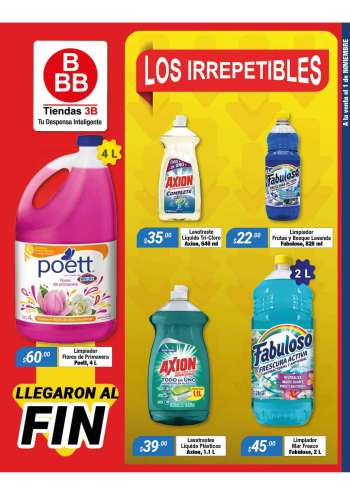 Folleto actual Tiendas 3B - 1.11.2024 - 30.11.2024.
