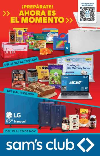 Folleto actual Sam's Club - 31.10.2024 - 20.11.2024.