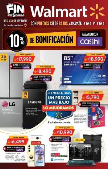 Folleto actual Walmart - 7.11.2024 - 20.11.2024.