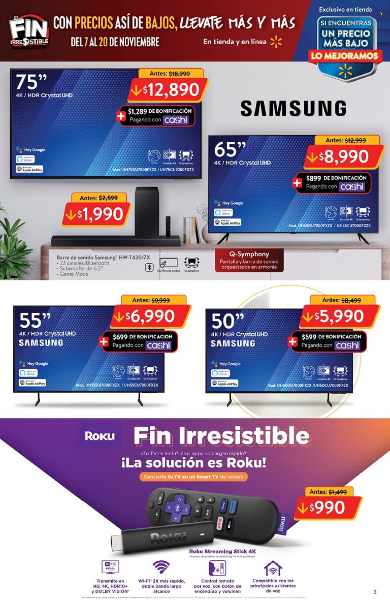 Catálogo Walmart - 7.11.2024 - 20.11.2024. Página 3