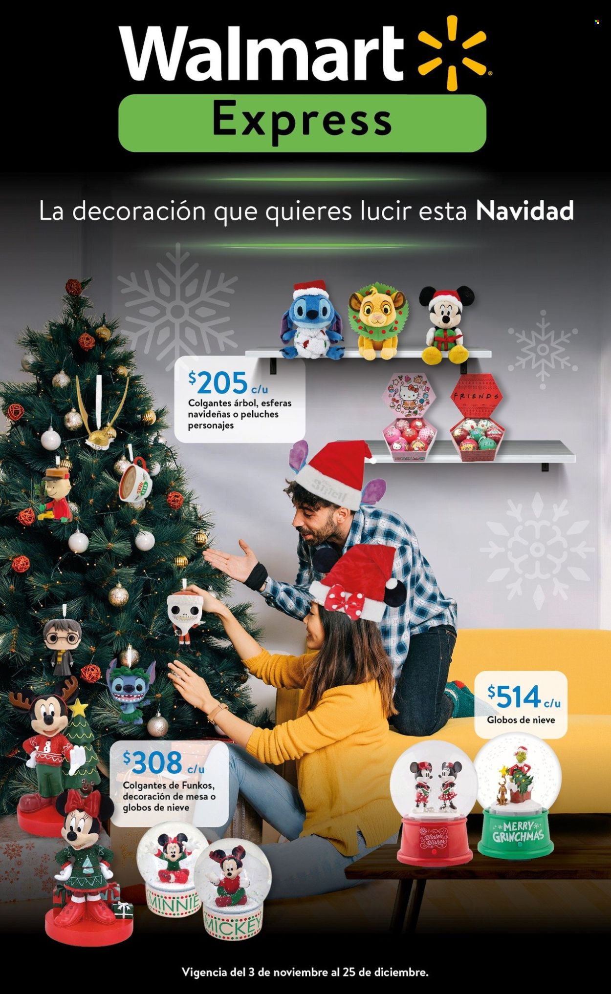 Catálogo Walmart Express - 3.11.2024 - 25.12.2024. Página 1
