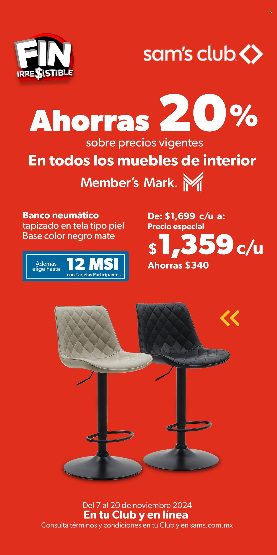 Catálogo Sam's Club - 7.11.2024 - 20.11.2024. Página 56
