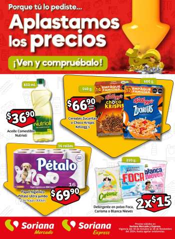 Folleto actual Soriana - 30.10.2024 - 28.11.2024.