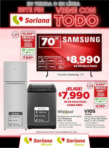 Folleto actual Soriana - 14.11.2024 - 14.11.2024.