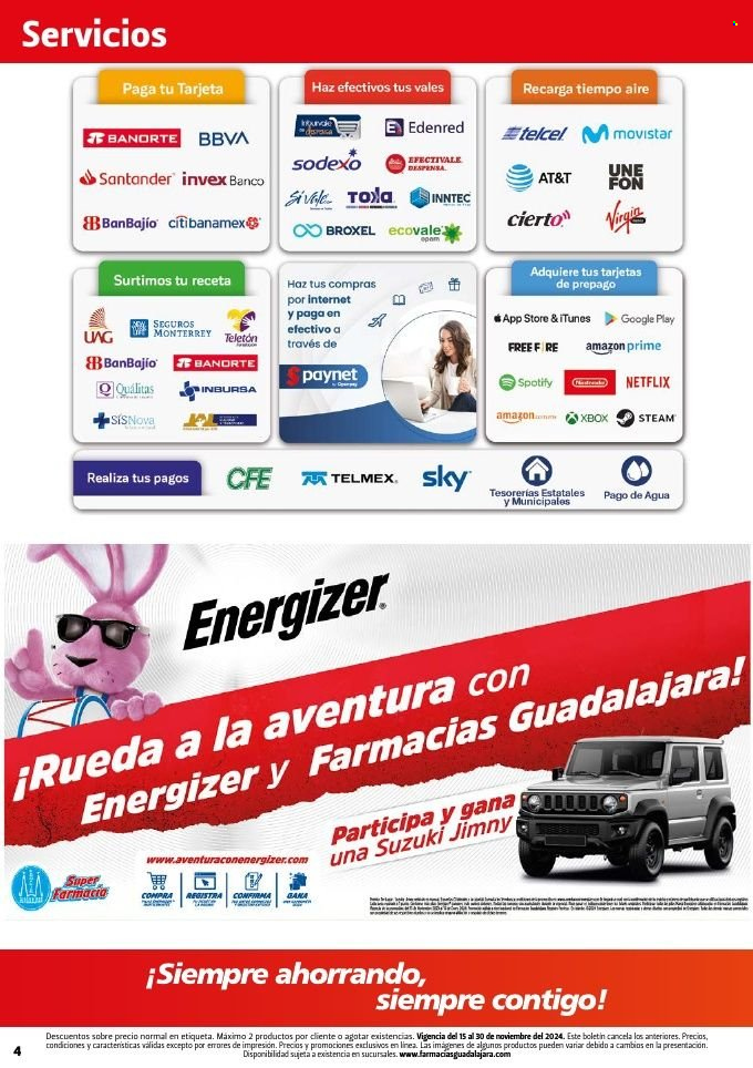 Catálogo Farmacias Guadalajara - 15.11.2024 - 30.11.2024. Página 4