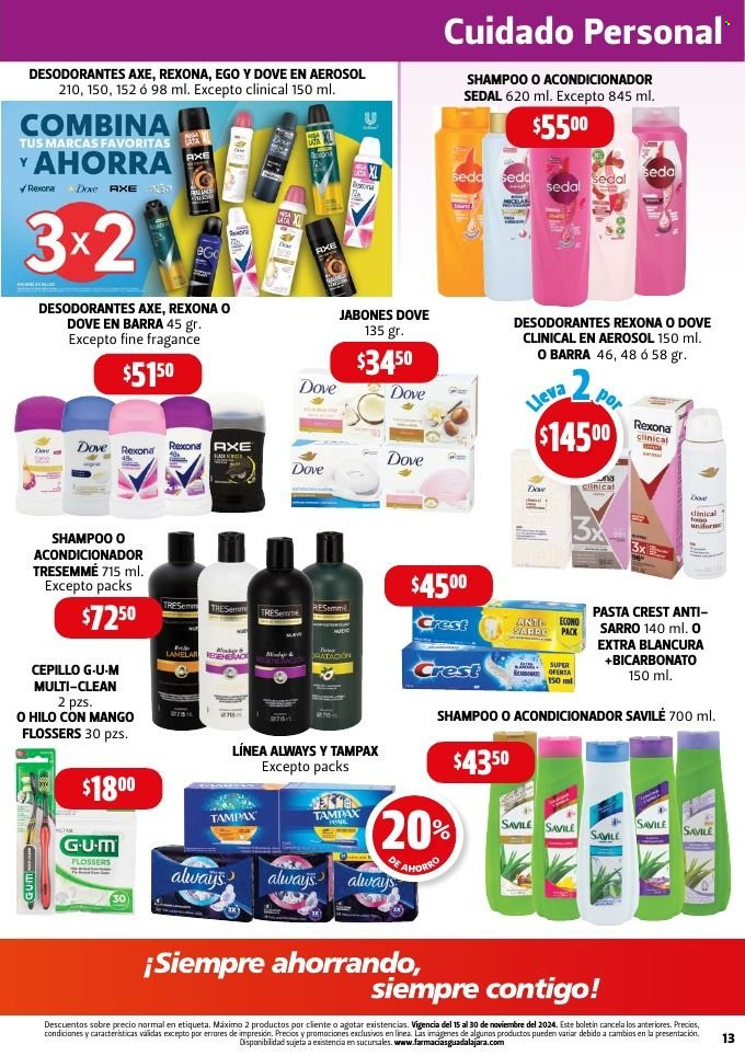 Catálogo Farmacias Guadalajara - 15.11.2024 - 30.11.2024. Página 13