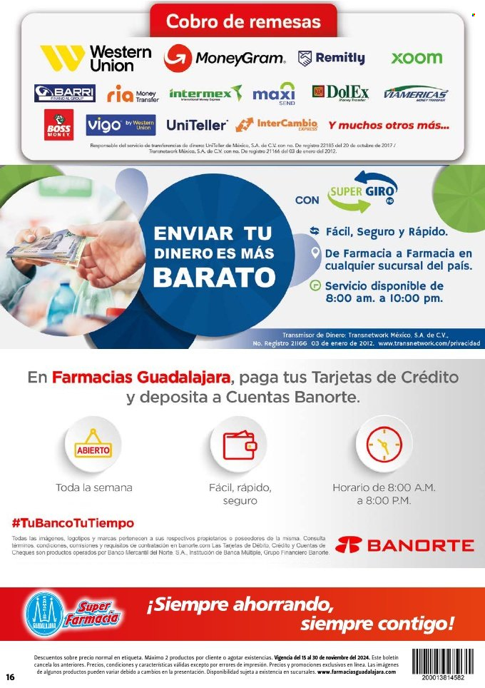 Catálogo Farmacias Guadalajara - 15.11.2024 - 30.11.2024. Página 16