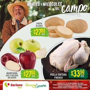 Folleto actual Soriana Súper - 26.11.2024 - 27.11.2024.