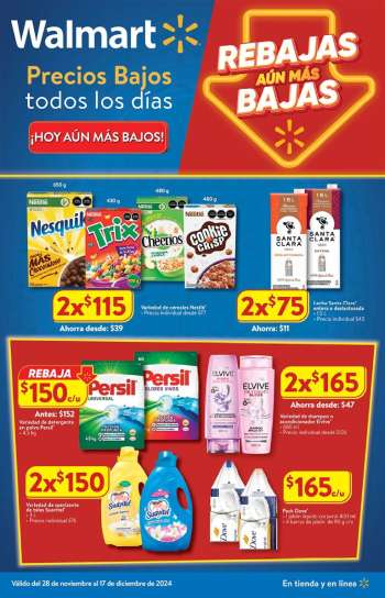 Folleto actual Walmart - 28.11.2024 - 17.12.2024.