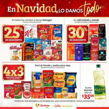 Folleto actual Soriana Híper - 28.11.2024 - 2.12.2024.