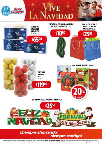 Folleto actual Farmacias Guadalajara - 1.12.2024 - 14.12.2024.