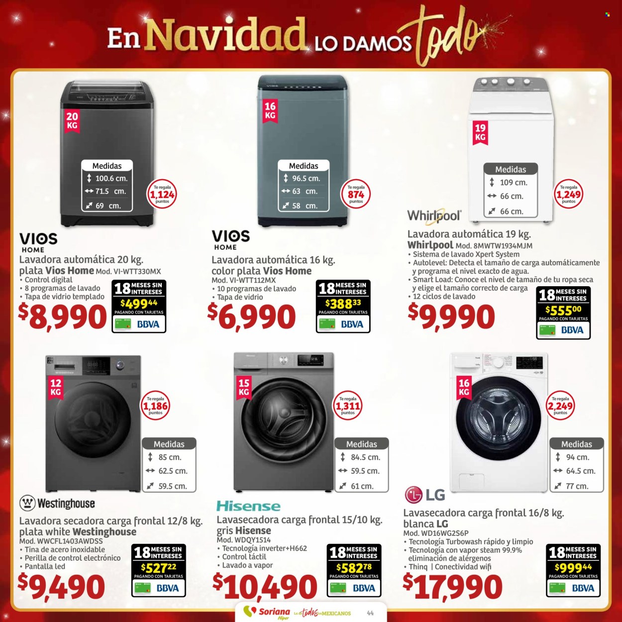 Catálogo Soriana Híper - 13.12.2024 - 31.12.2024. Página 44