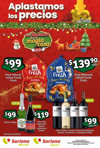 Folleto actual Soriana - 13.12.2024 - 31.12.2024.